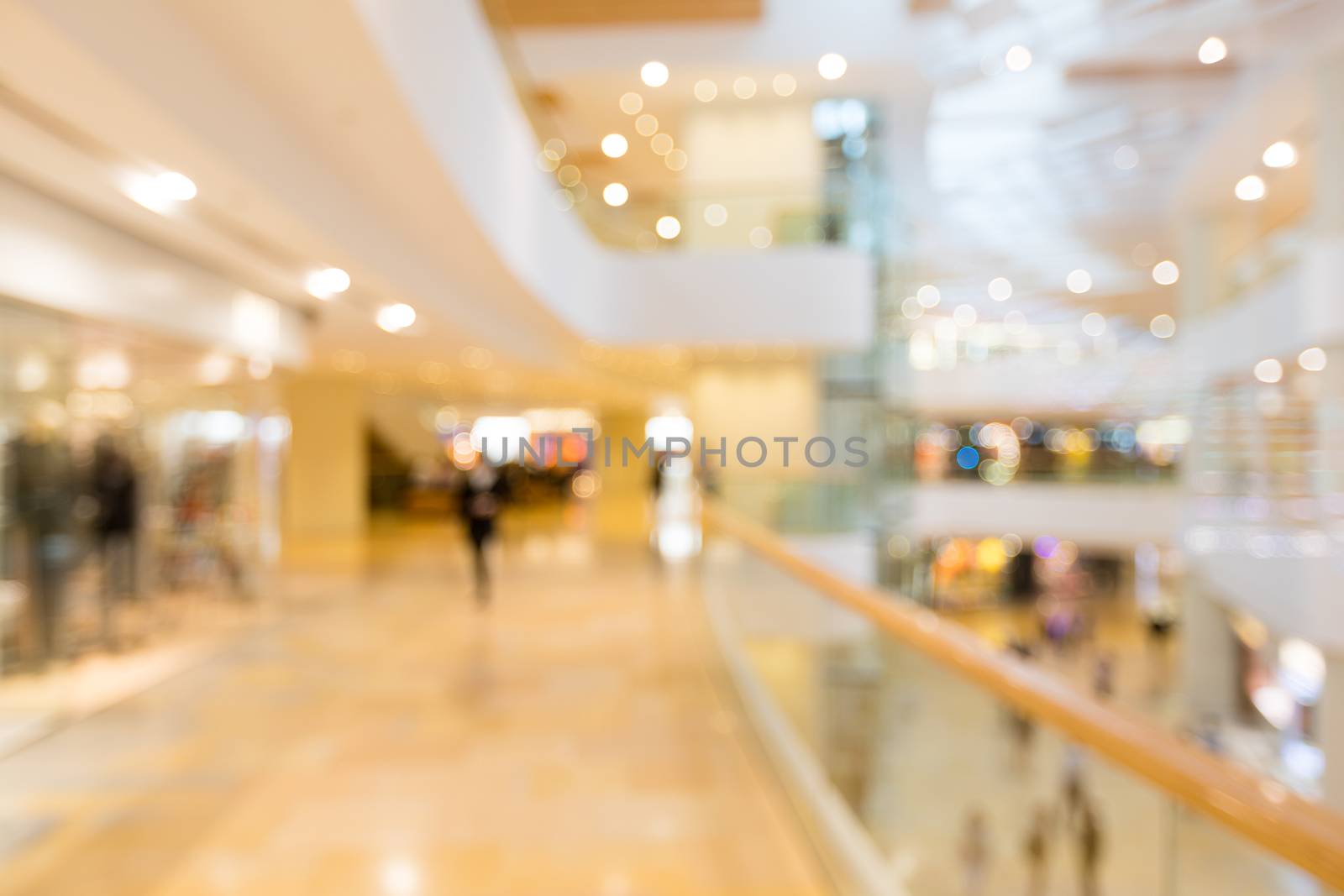 Blur store with bokeh background, business background by leungchopan