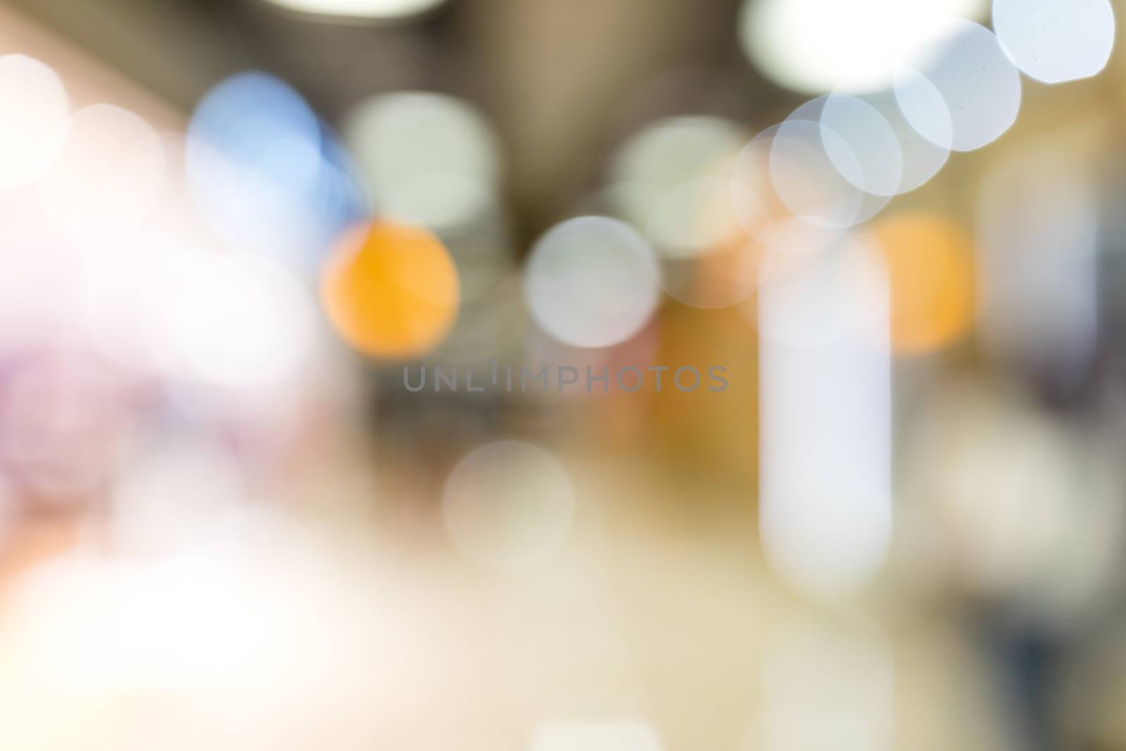 Abstract blur shopping mall and retail store interior for background