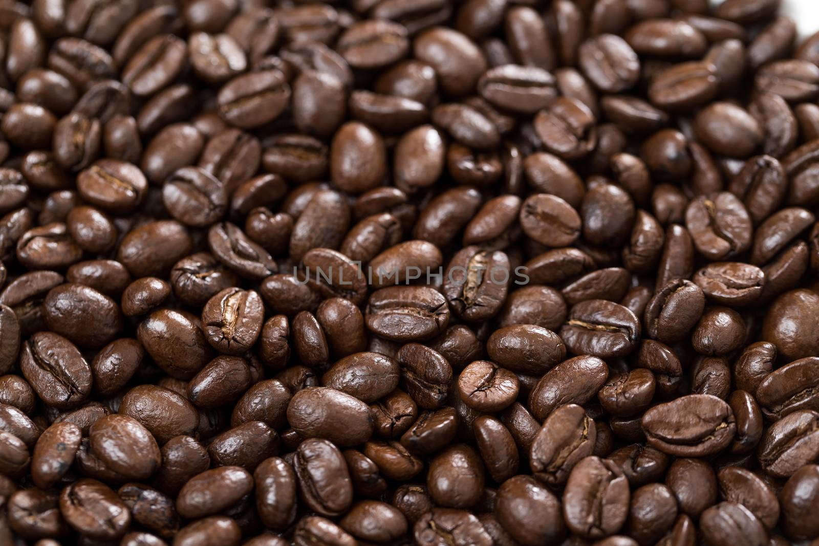 Coffee bean background by leungchopan