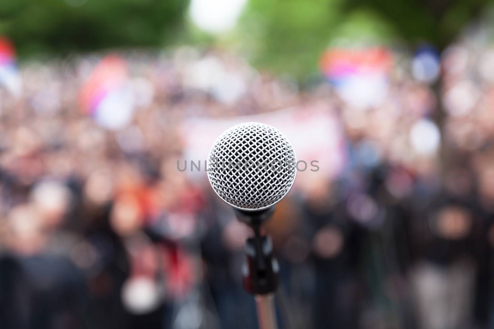 Protest. Public demonstration. by wellphoto