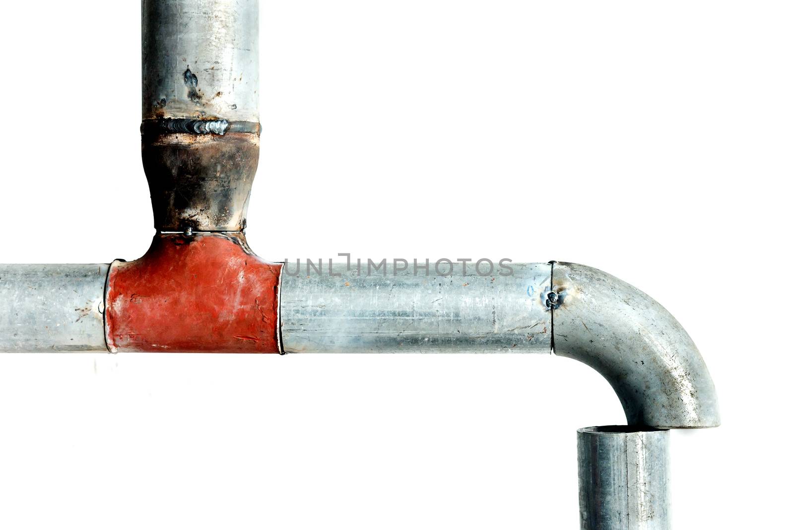 Install high pressure water hose in indrustry.