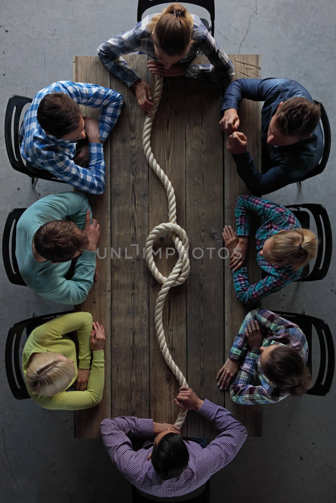 People with rope node by ALotOfPeople