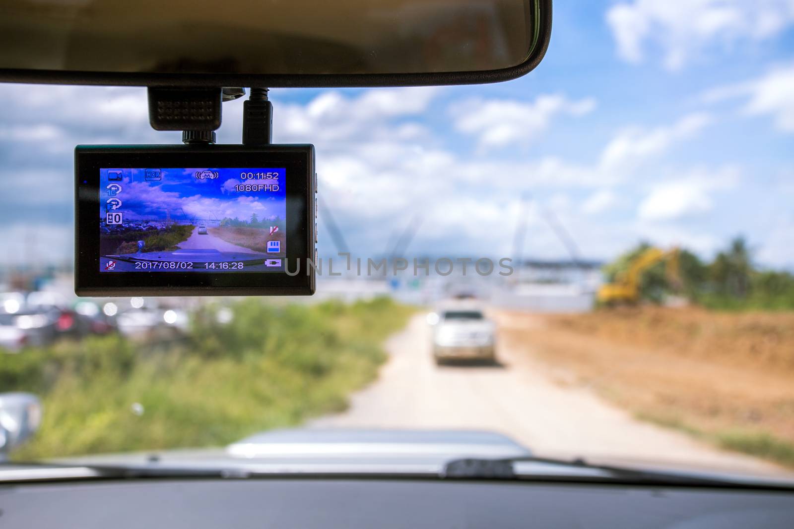 satelite navigation system in car