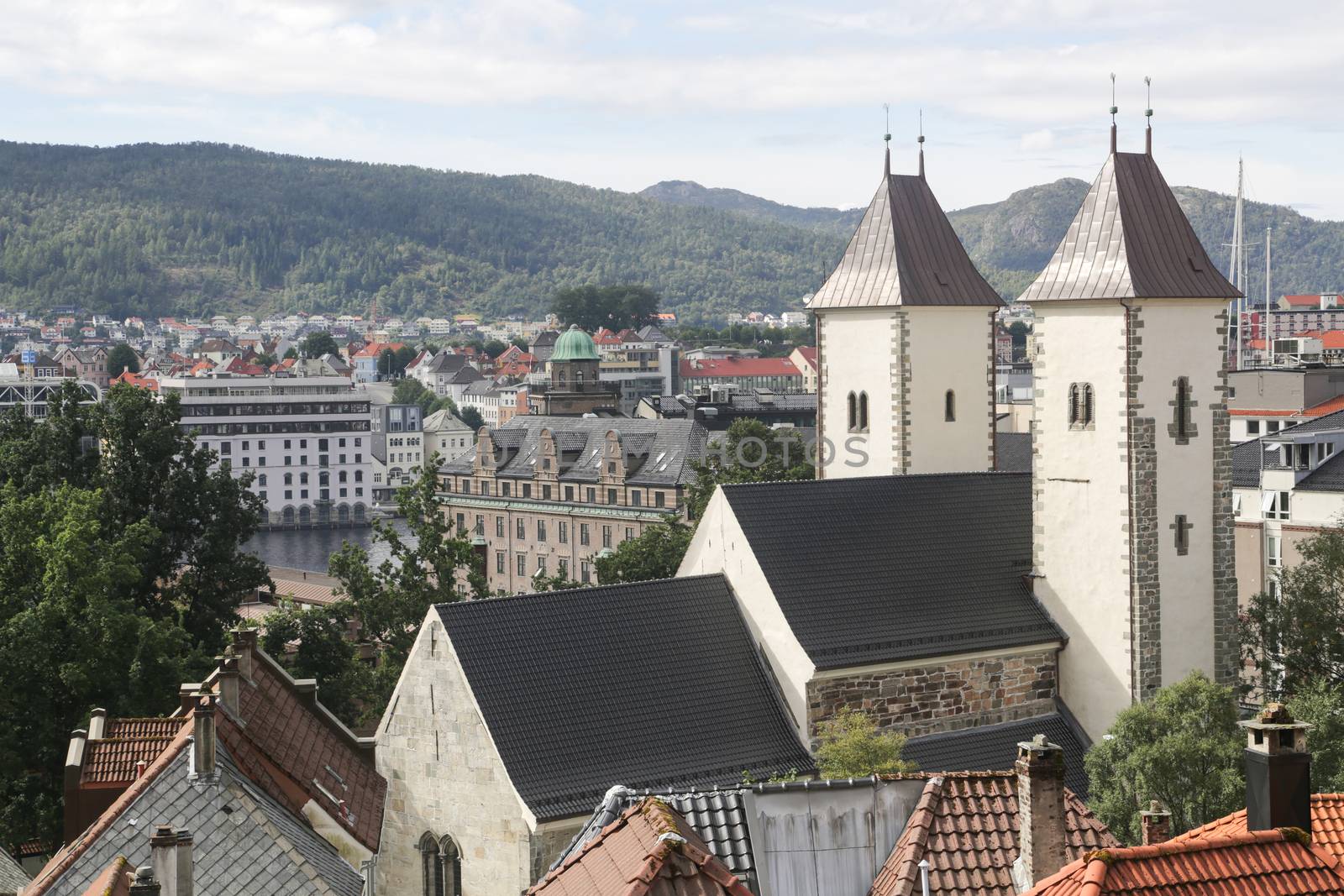 Traditional houses in the old town of Bergen - Skuteviken - Stolen