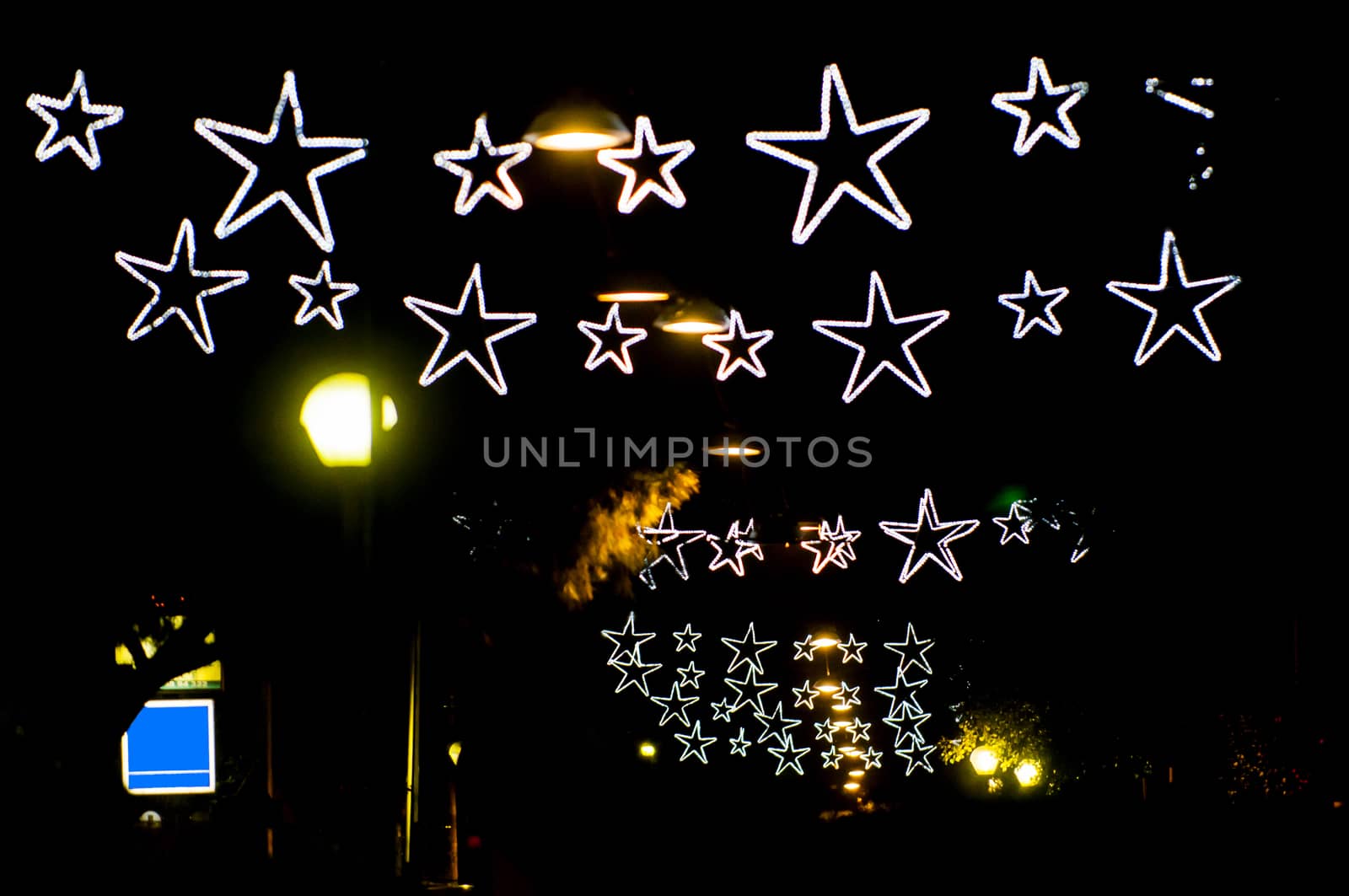 Christmas light stars by vangelis