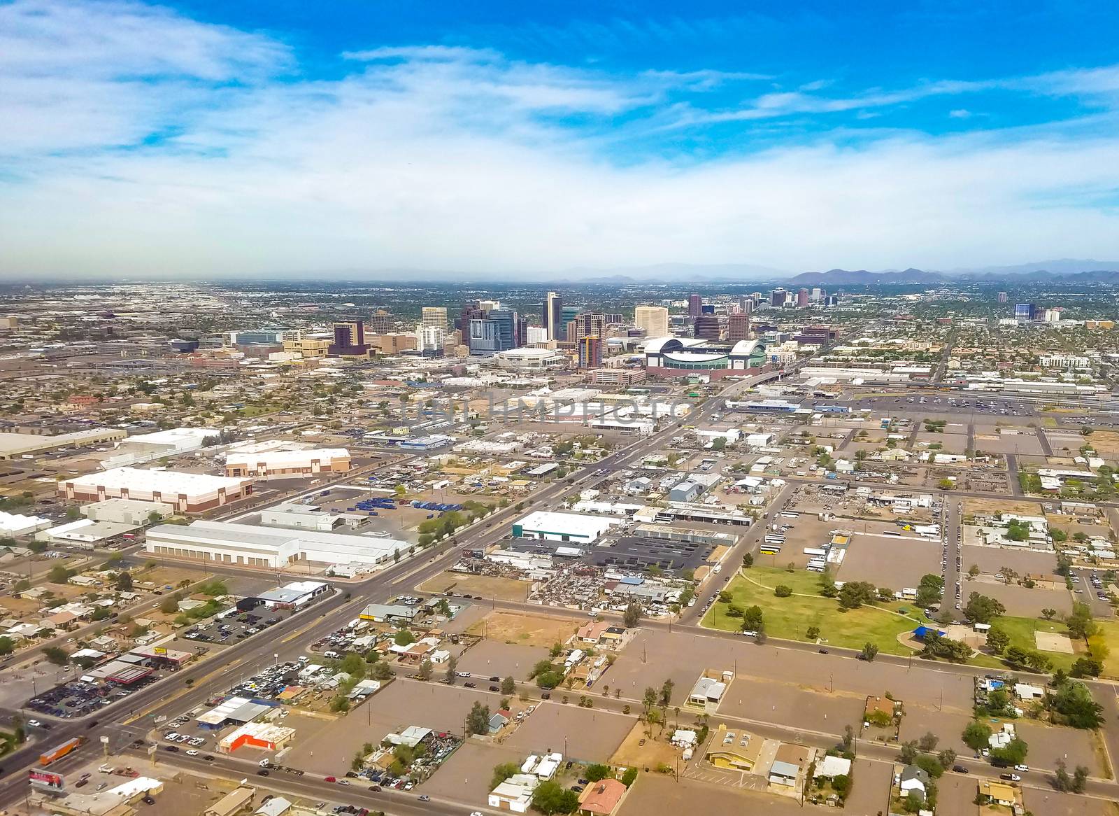 Downtown Phoenix, Arizona by whitechild