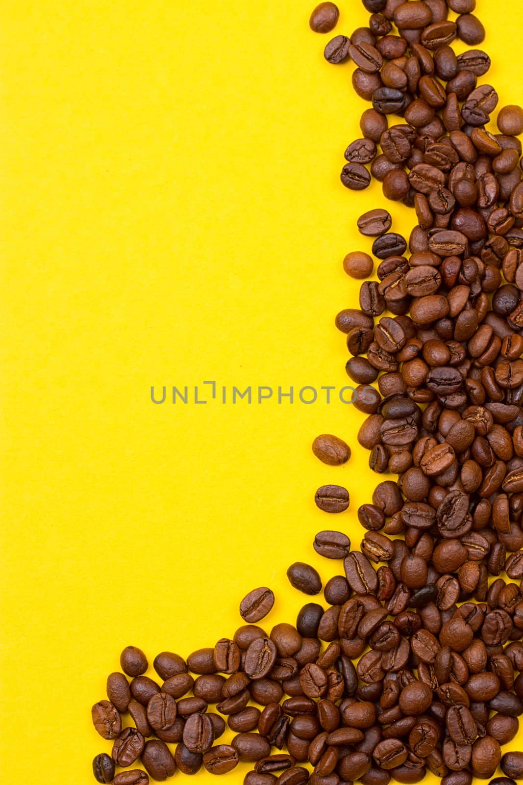 Coffee Background. roasted coffee beans by victosha