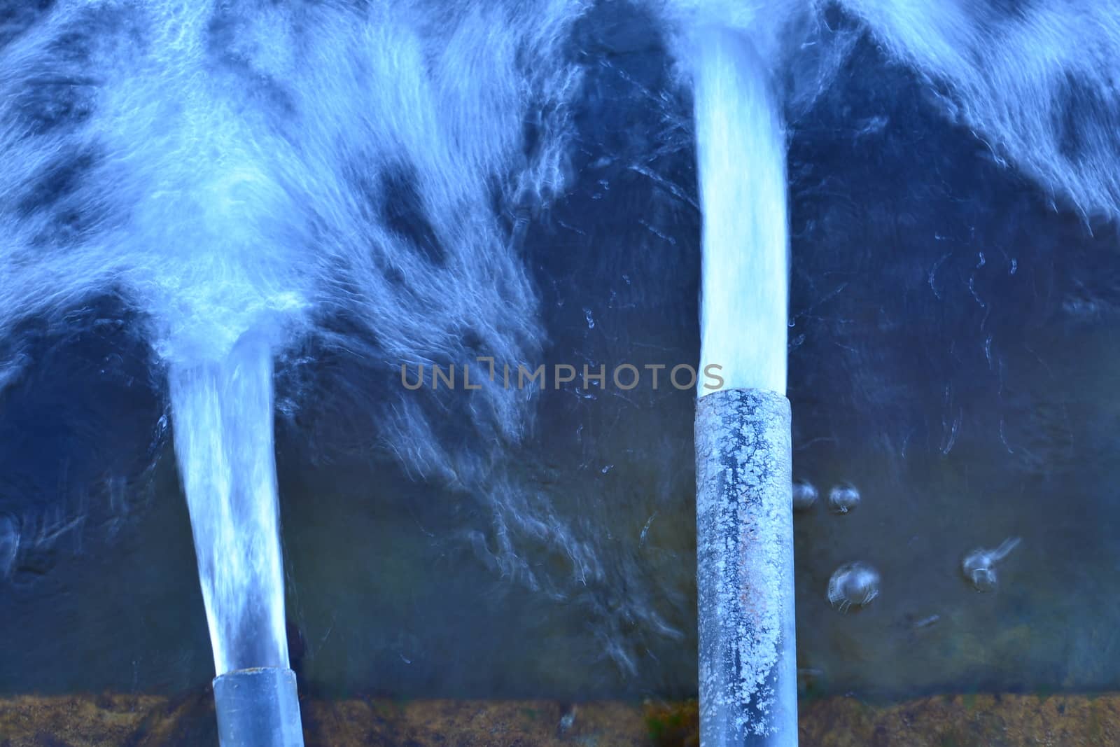 water fountains in the nature