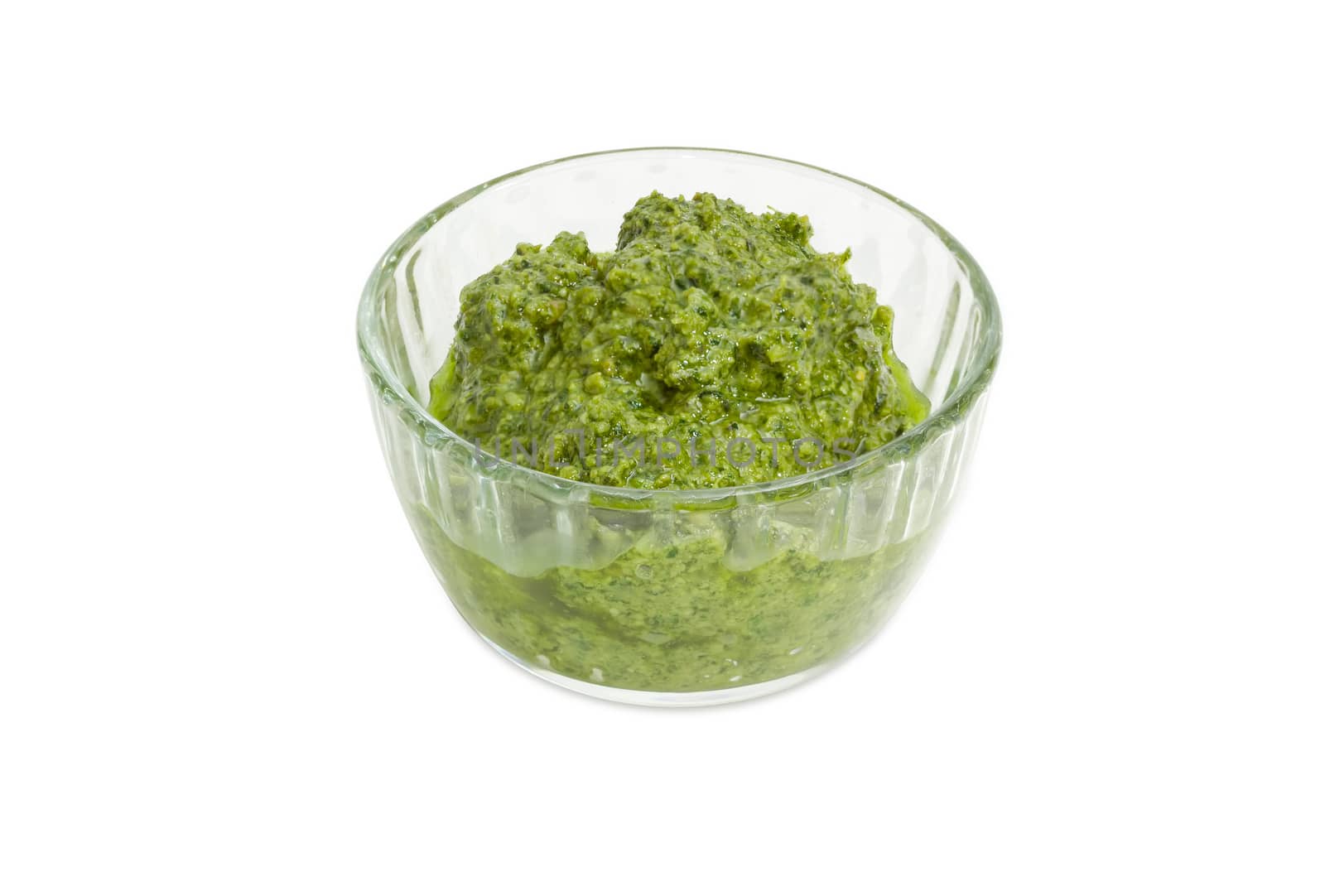 Pesto in the small glass bowl by anmbph