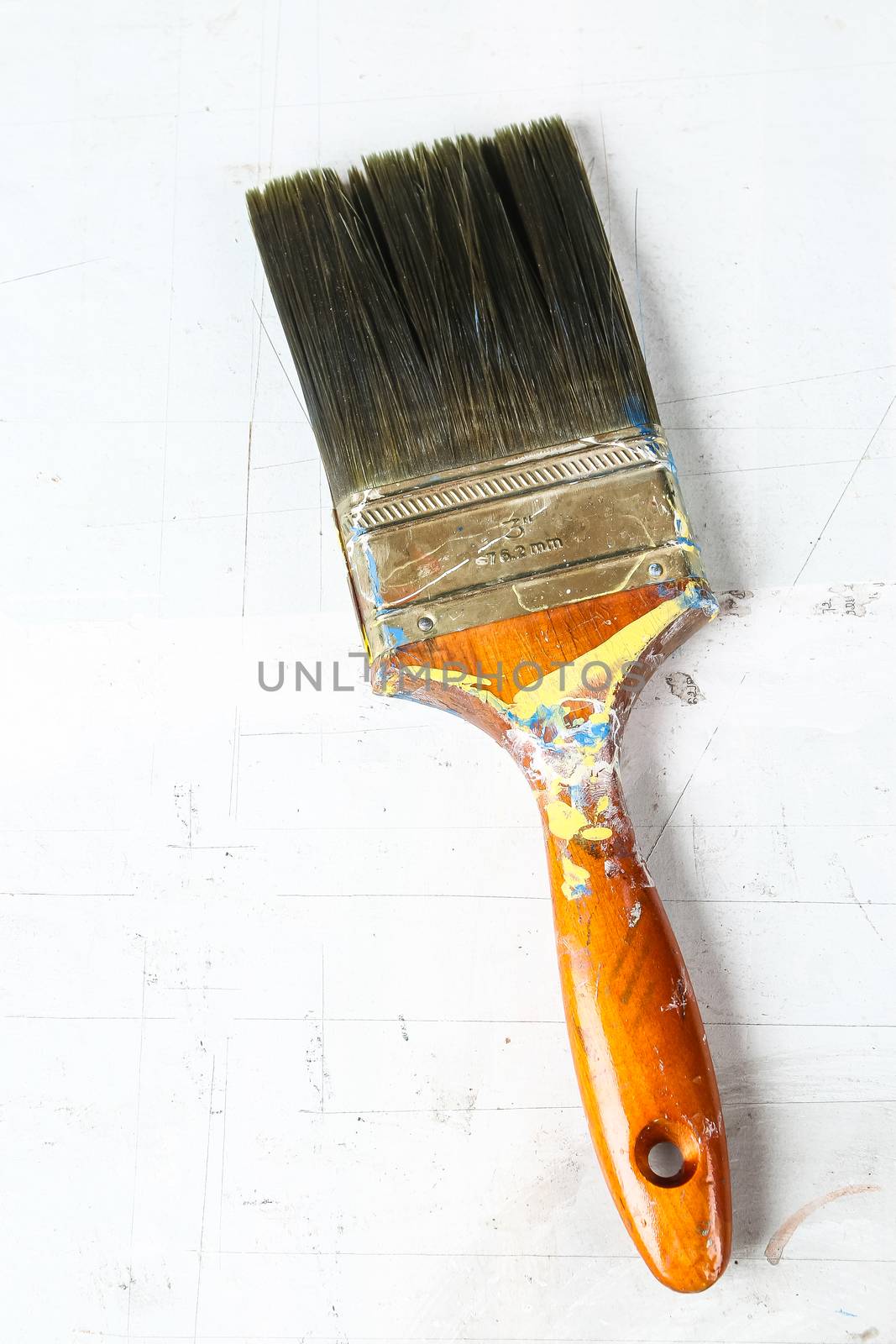 Close up of old paint brushes by simpleBE