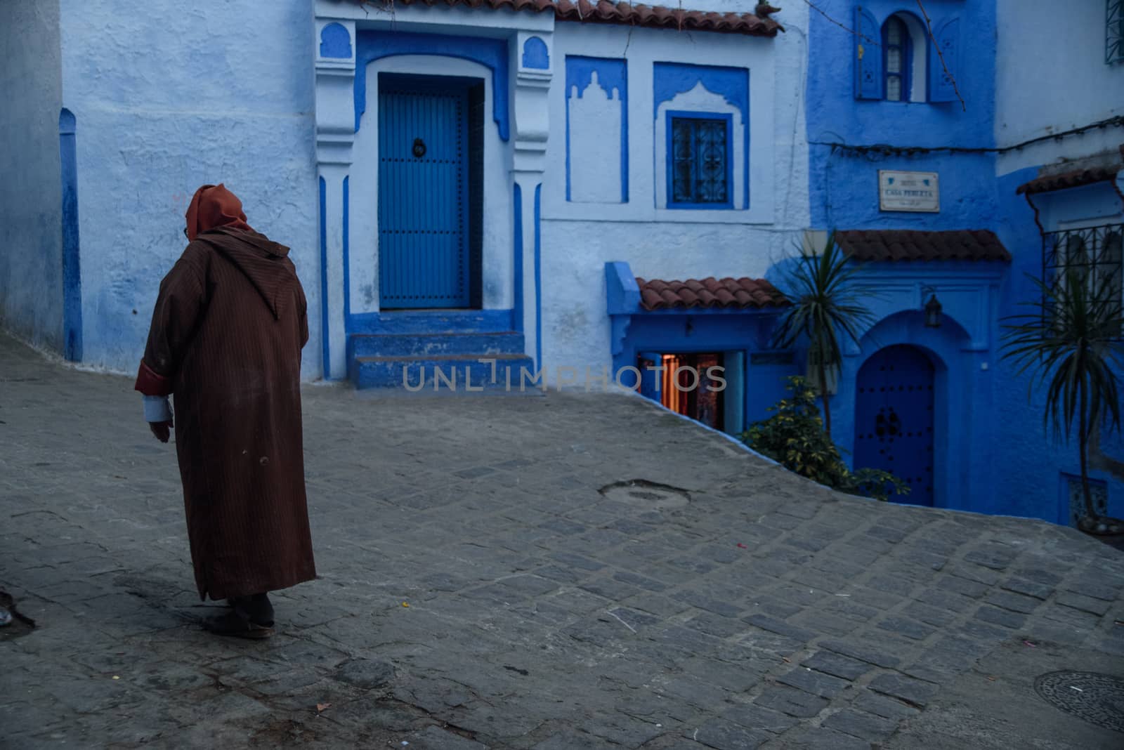 Chefchaouen, the blue city in the Morocco is a popular travel destination