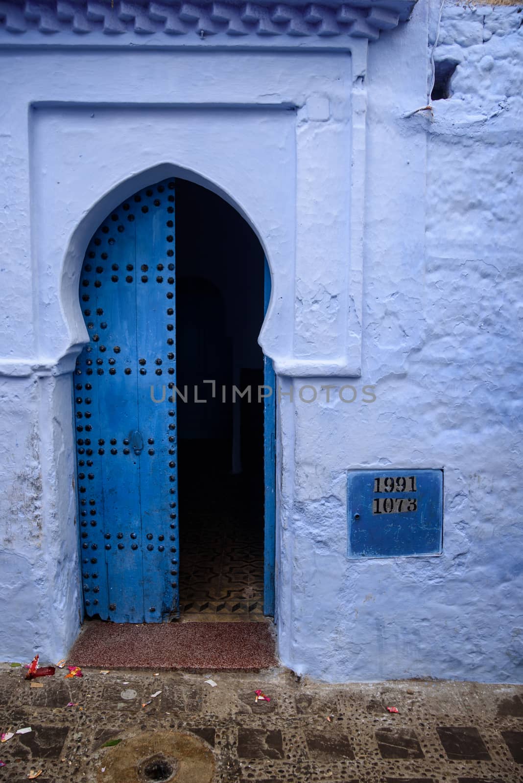 Chefchaouen, the blue city in the Morocco. by johnnychaos