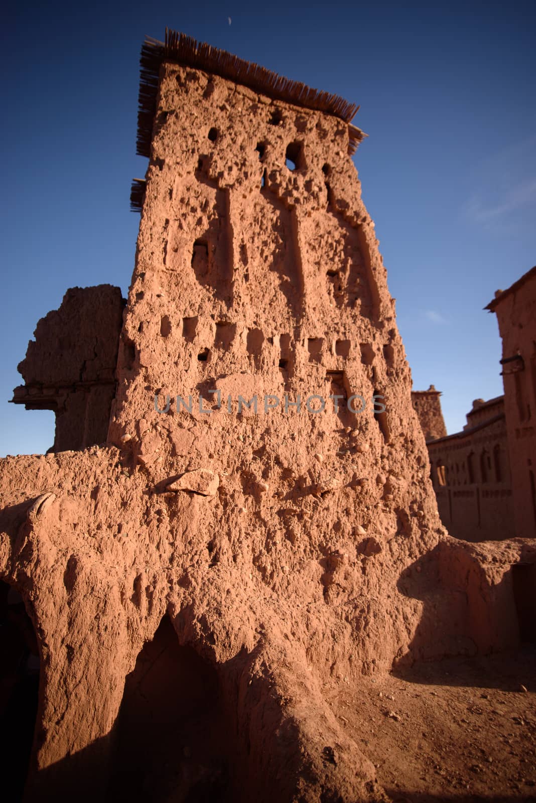 Kasbah Ait Benhaddou in the Atlas Mountains of Morocco by johnnychaos