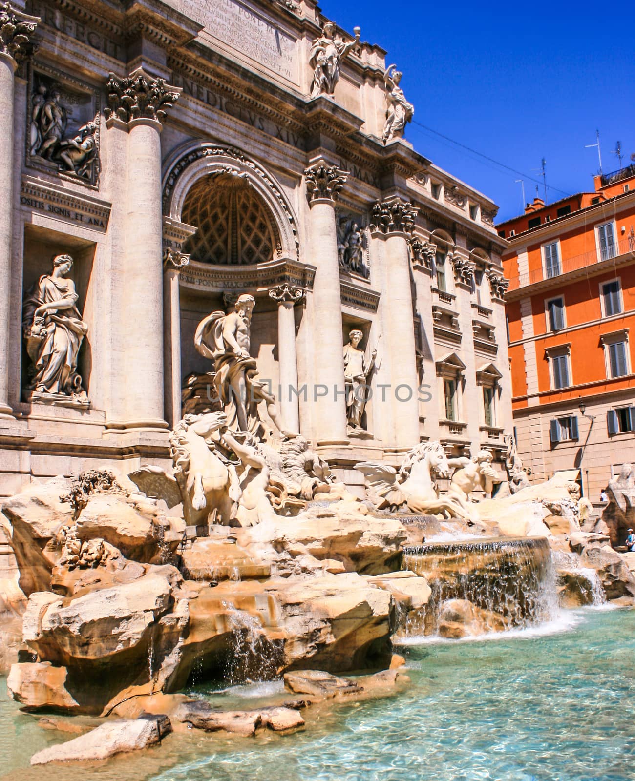 Trevi Fountain (Italian: Fontana di Trevi), Rome, Italy, Europe.