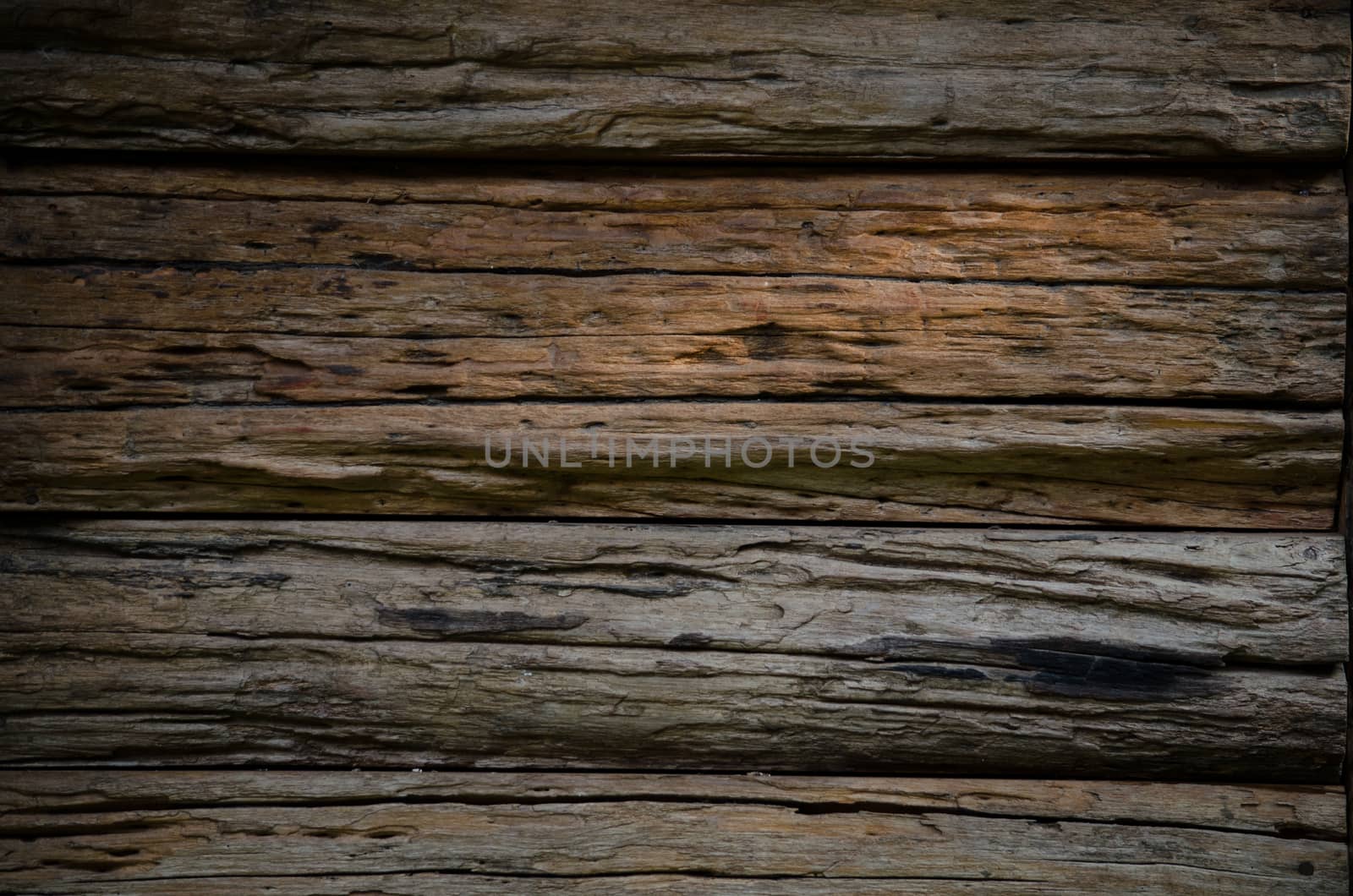 texture of old wood in frame . it use for wallpaper or background