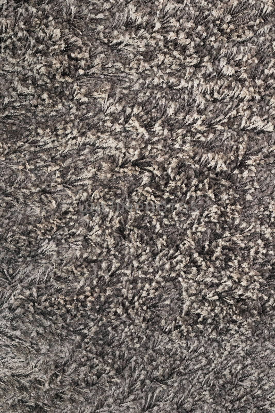 brown texture of fluffy carpet by taviphoto