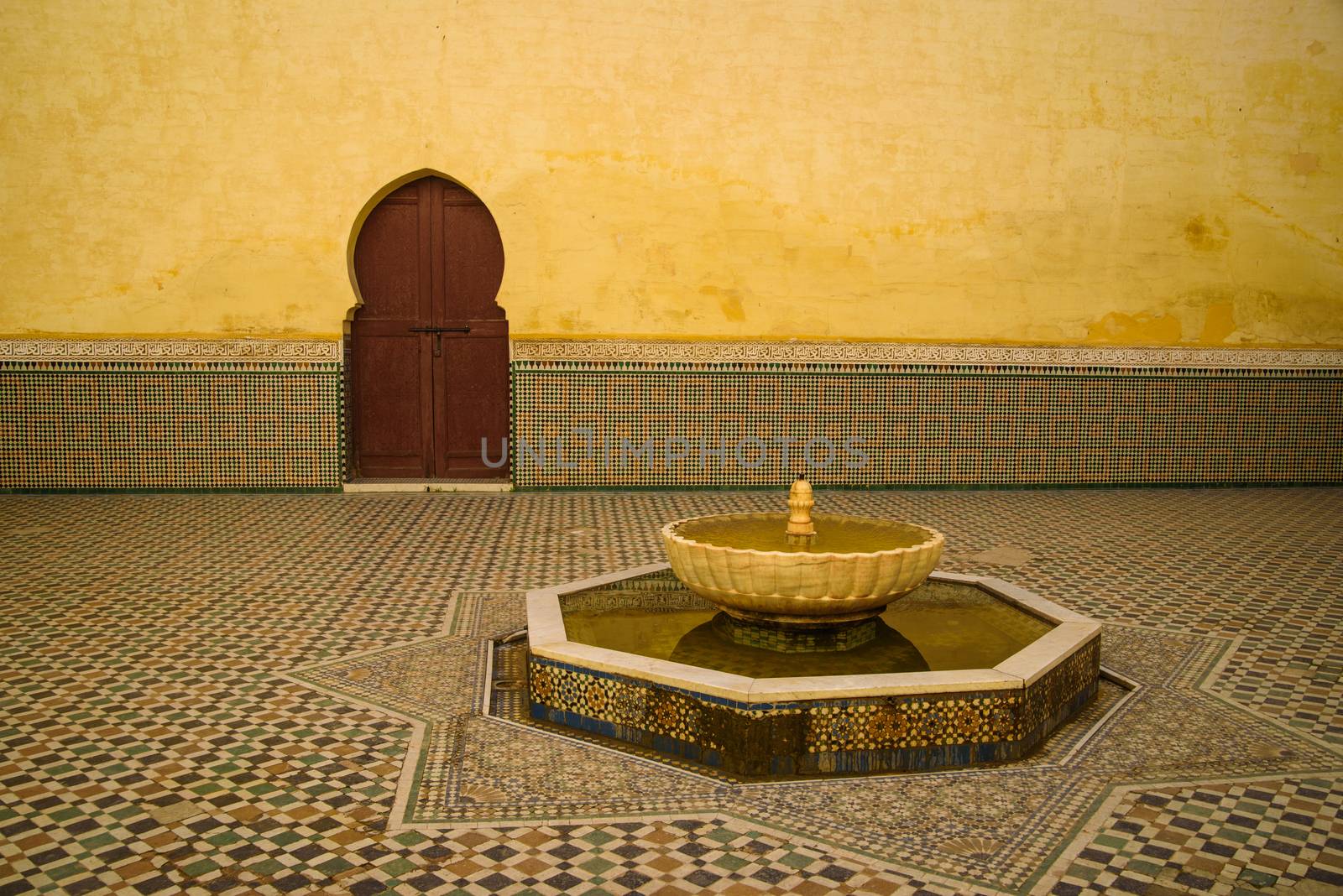 Mausoleum of Moulay Idris in Meknes, Morocco. by johnnychaos