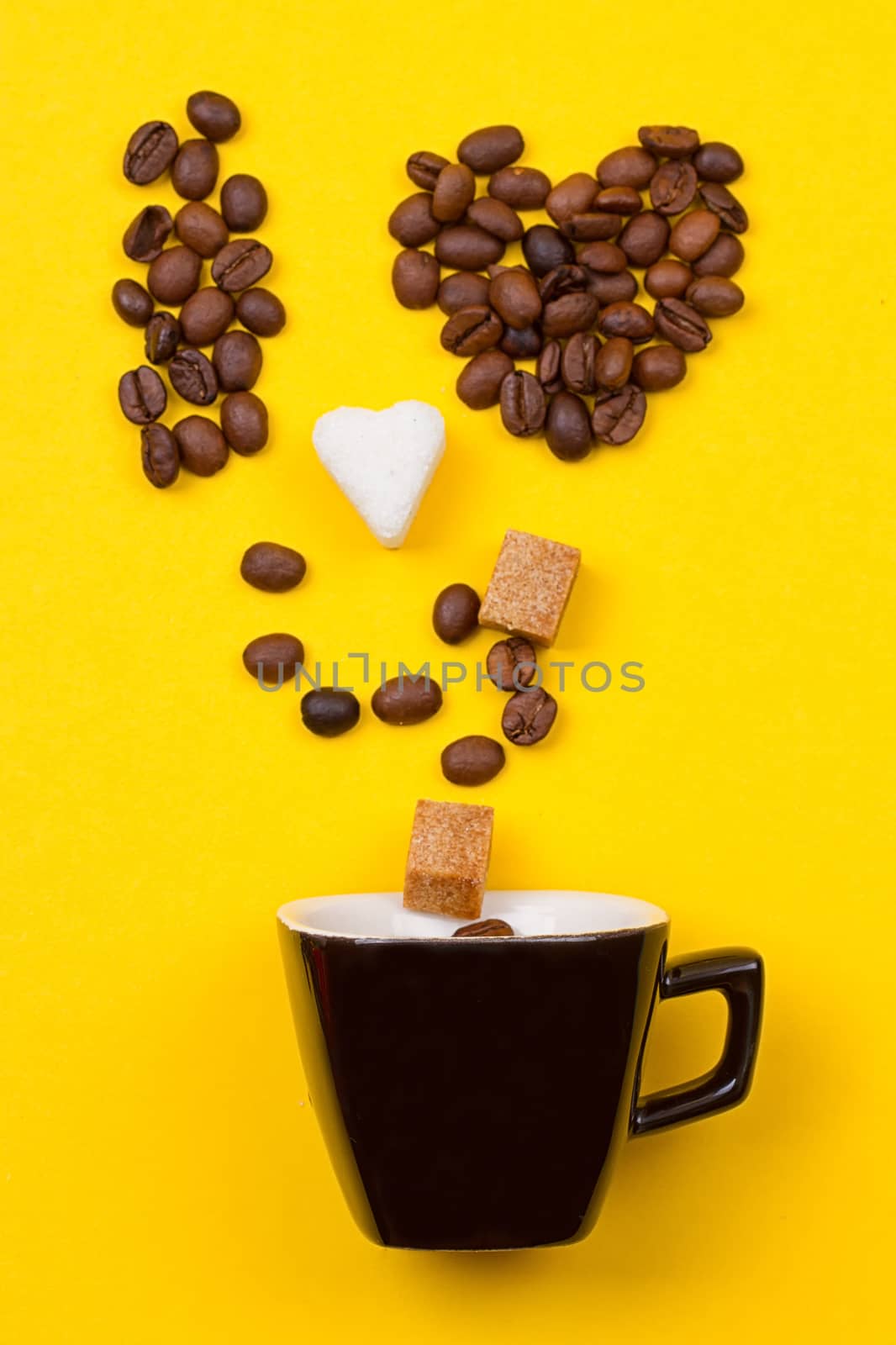 Coffee Cup beans by victosha