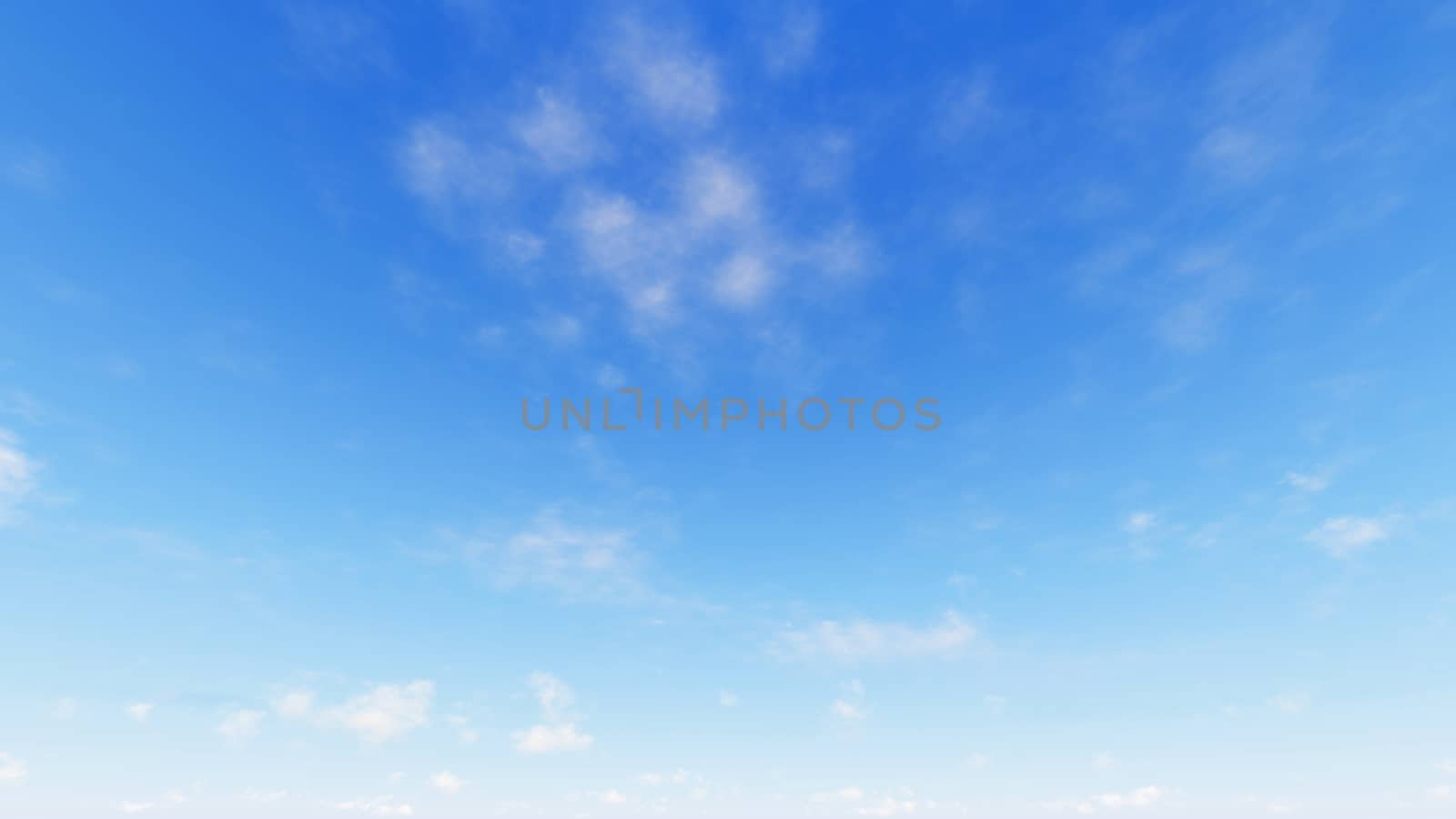 Cloudy blue sky abstract background, blue sky background with tiny clouds, 3d illustration