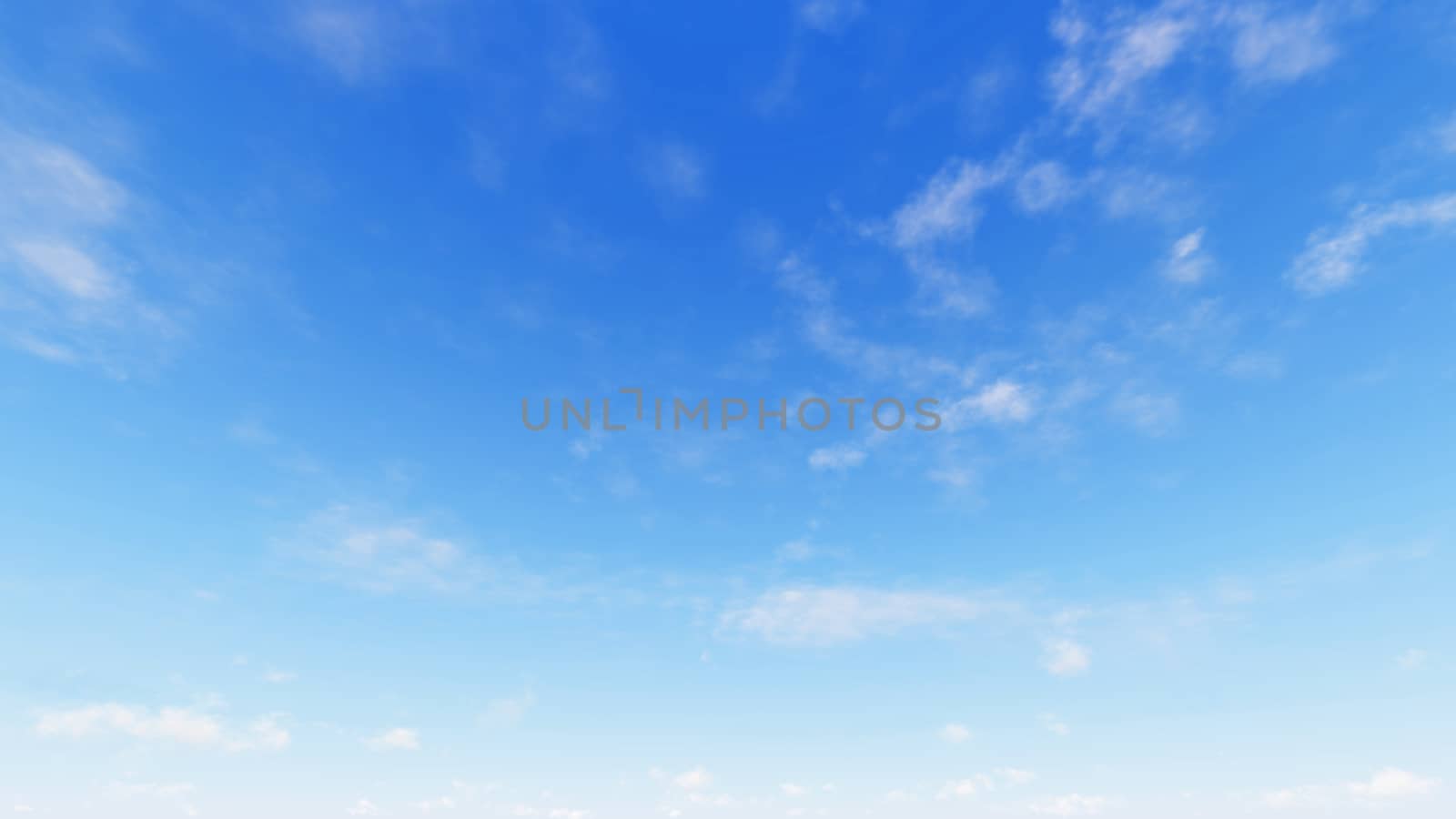 Cloudy blue sky abstract background, blue sky background with tiny clouds, 3d illustration