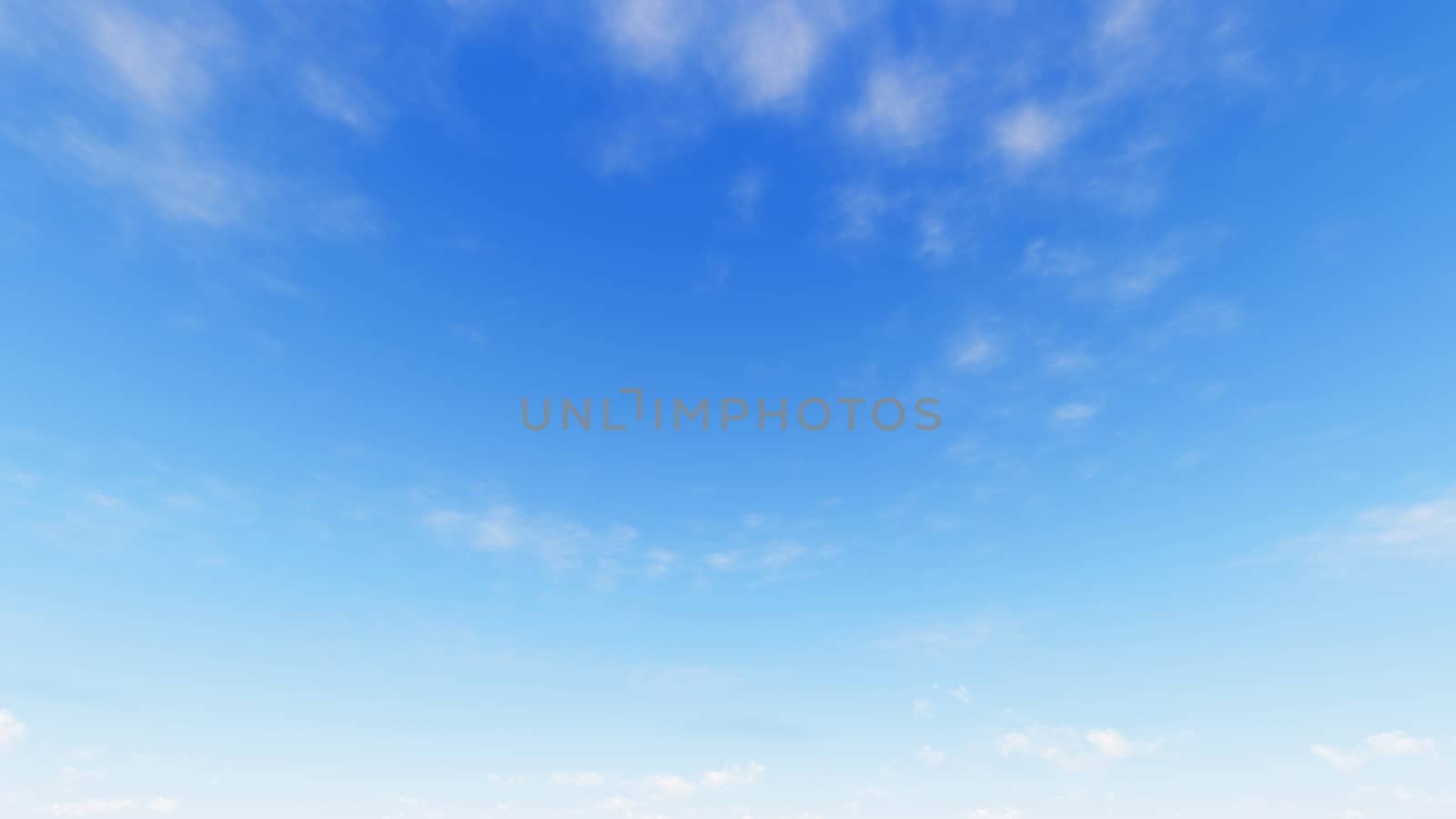 Cloudy blue sky abstract background, blue sky background with tiny clouds, 3d illustration