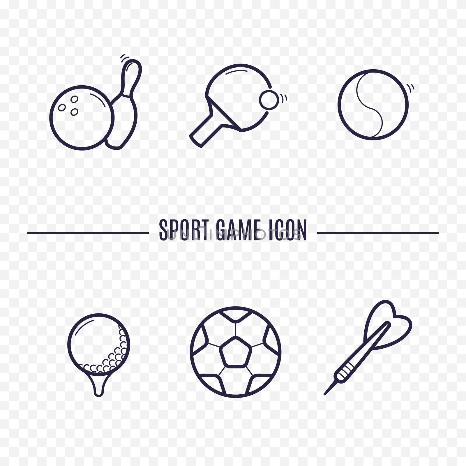 Games linear icons. Chess, dice, cards, checkers and other board games. Game thin linear signs. Outline concept for websites, infographic, mobile app.
