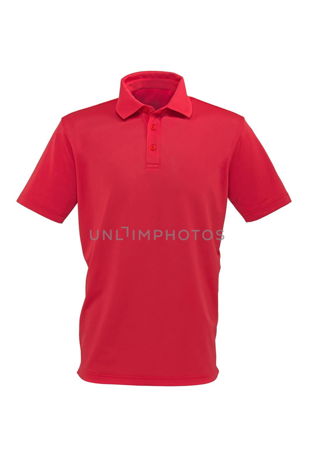 Golf red tee shirt for man or woman by praethip