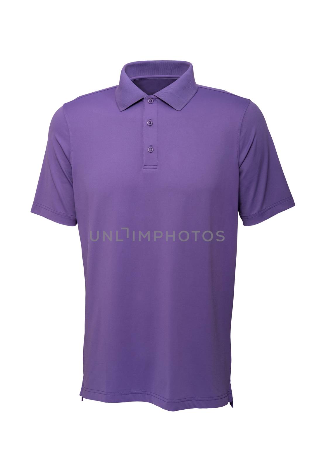 Golf purple tee shirt for man or woman by praethip