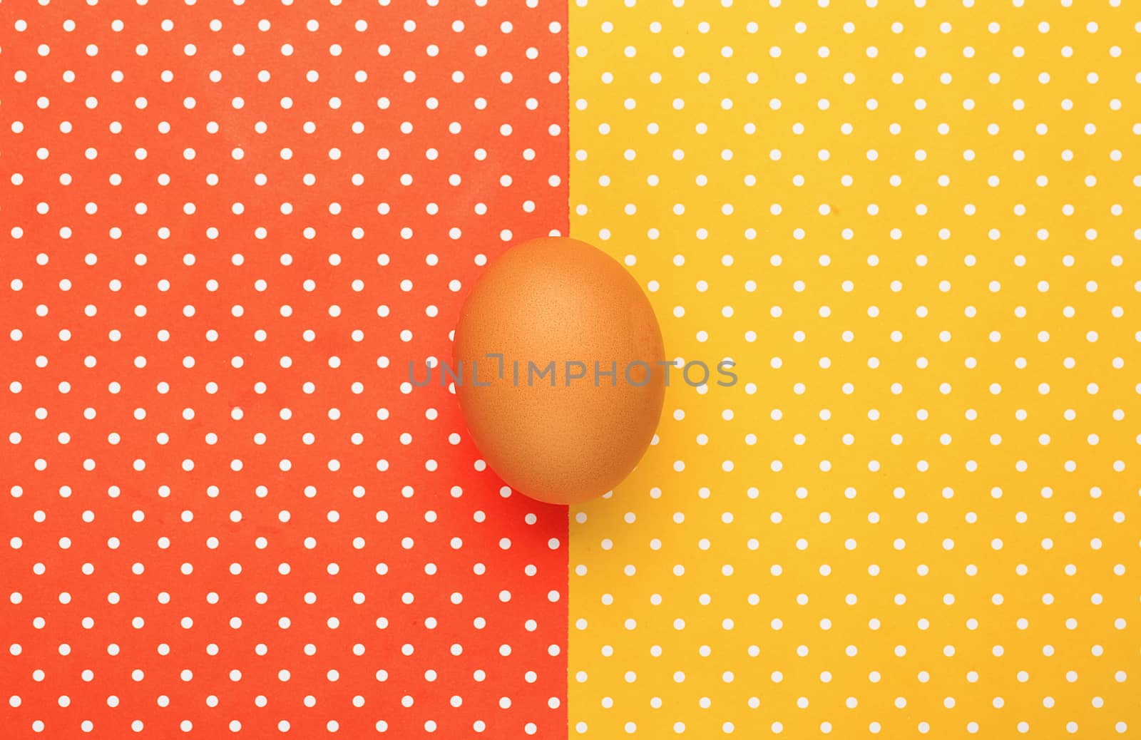 Eggs with colorful topped background