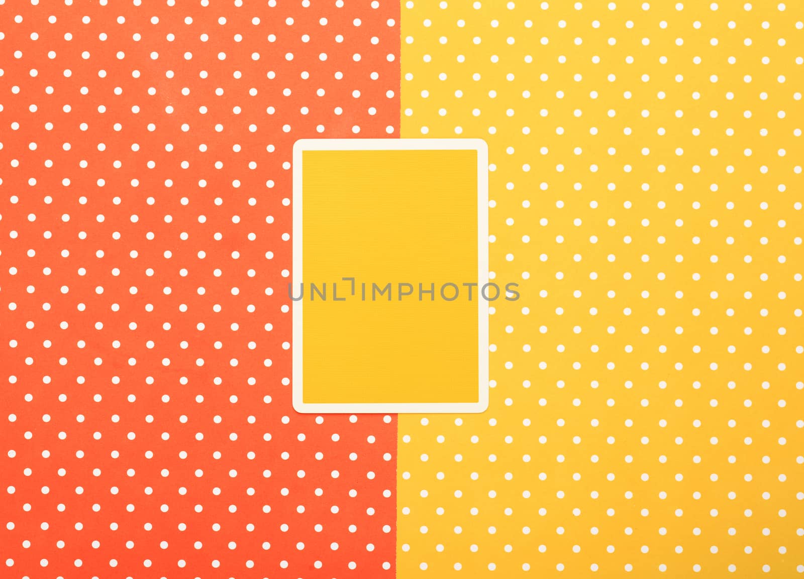 Playing cards with colorful topped background