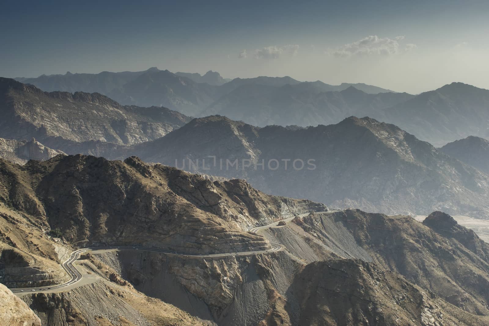 RoadMountain pass, dangerous el hada road in Taif, Saudi Arabia by wael_alreweie