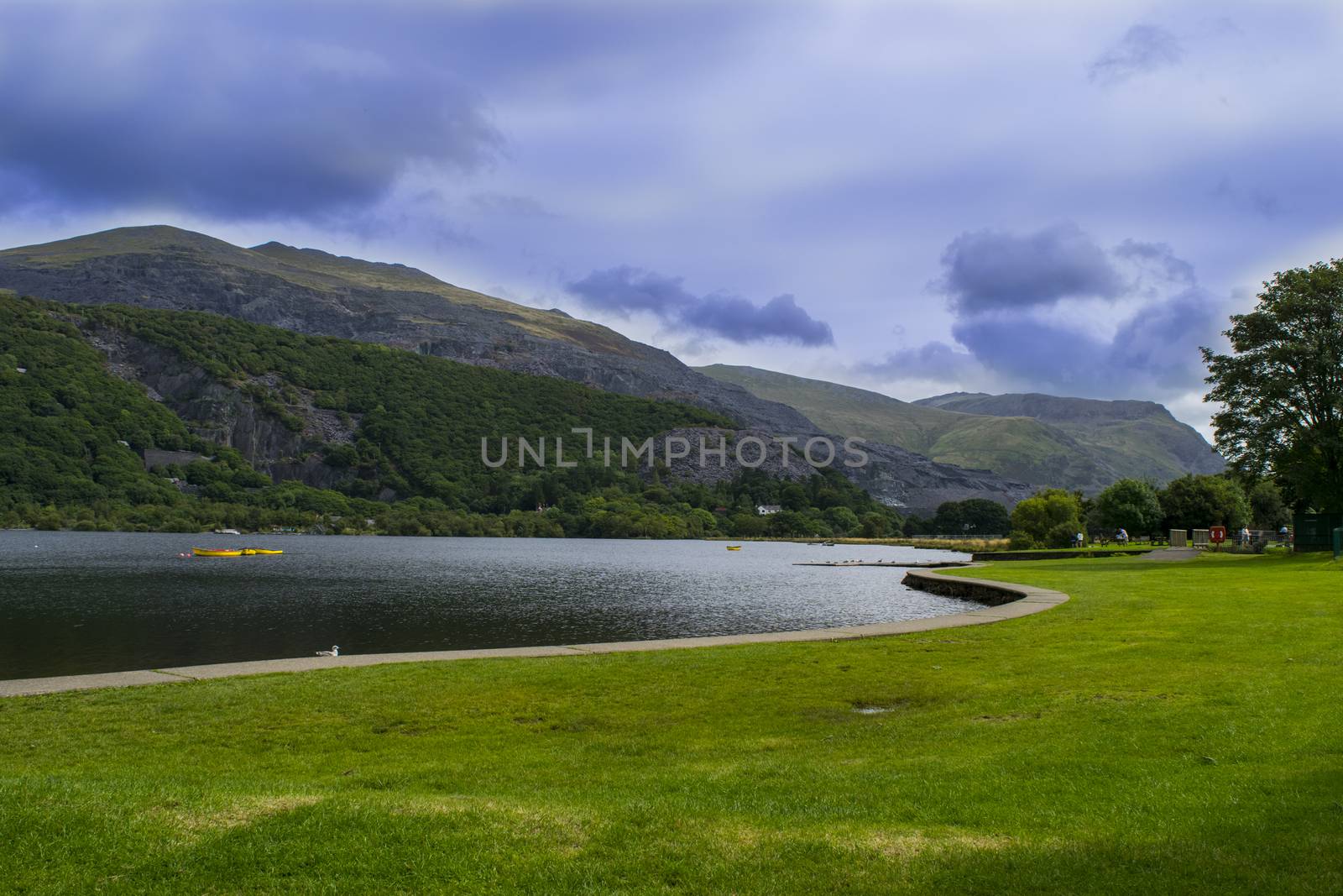 Snowdonia National Park and mount Snowdon ,Wales