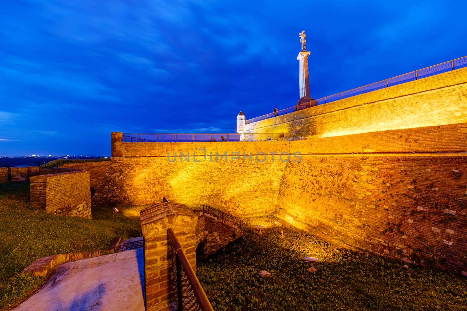 Belgrade fortress and Kalemegdan park by vladimirnenezic