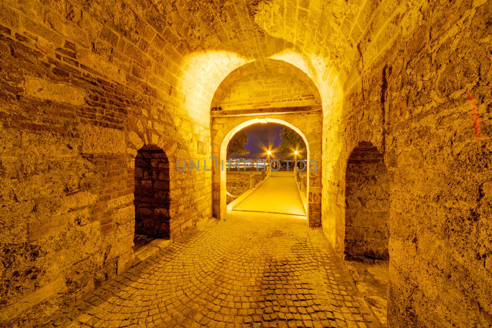 Medieval gate at Belgrade fortress, Belgrade, Serbia