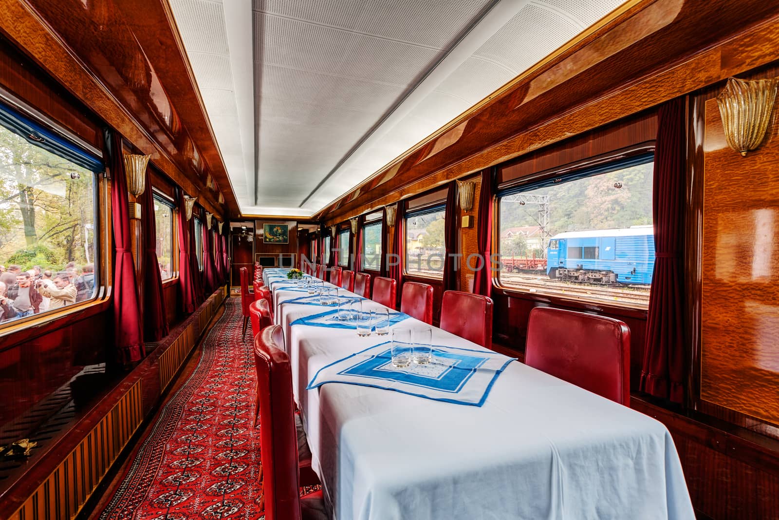 luxury old train carriage by vladimirnenezic