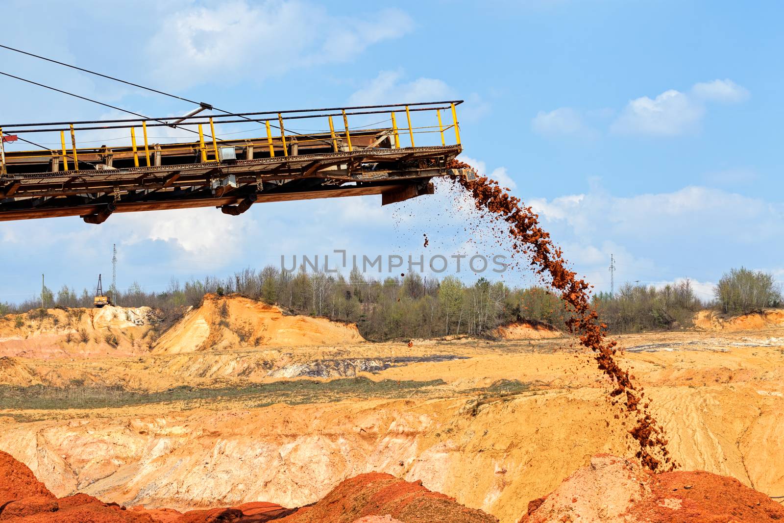 open mining pit by vladimirnenezic