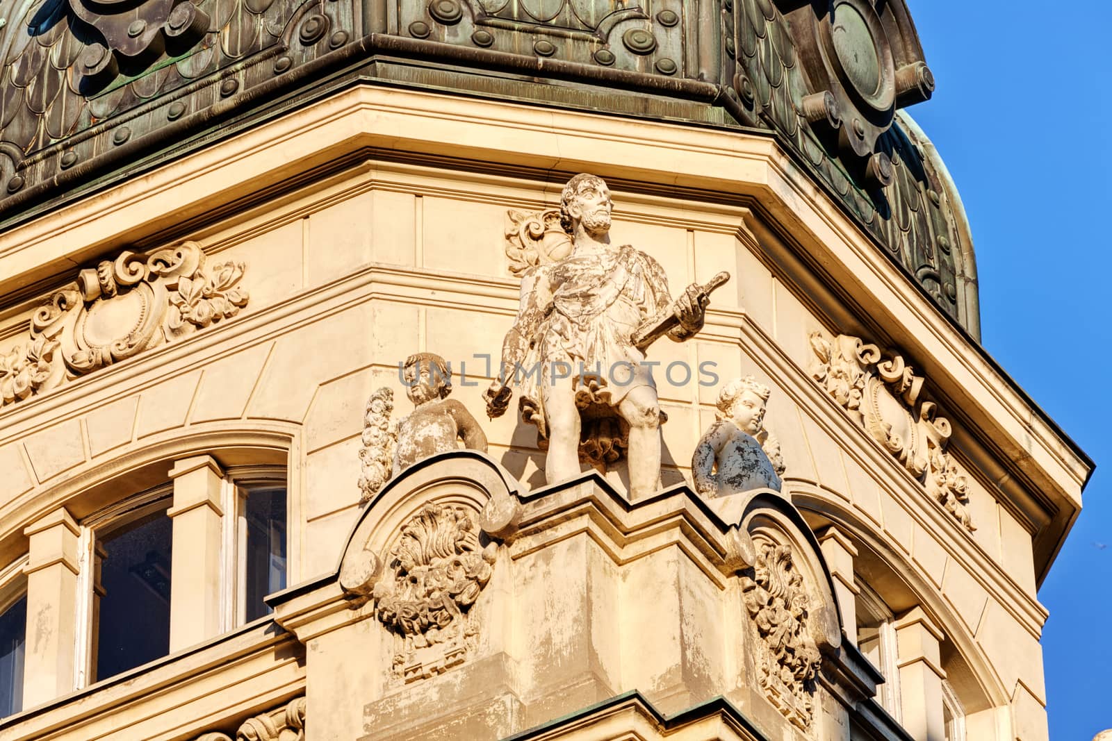 stone facade on classical building by vladimirnenezic