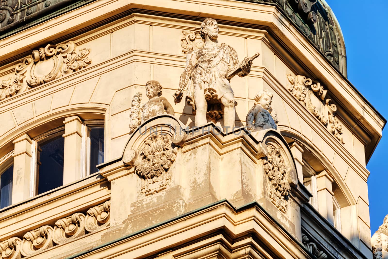 stone facade on classical building by vladimirnenezic