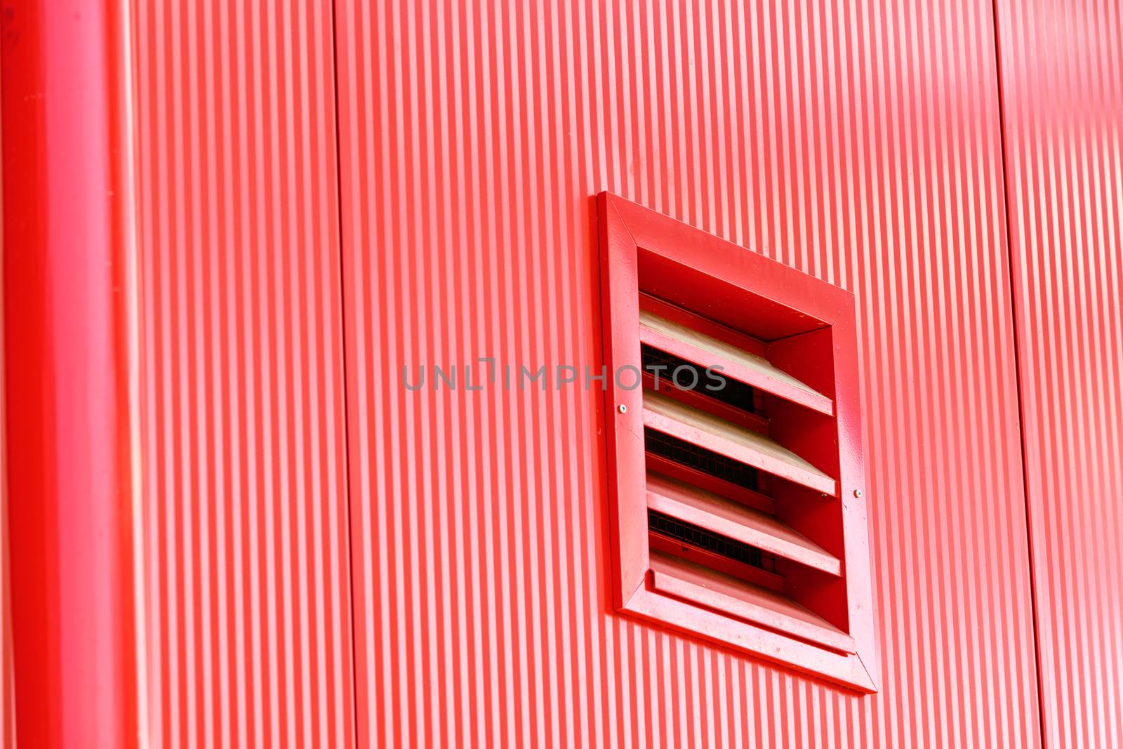 Details of aluminum facade and aluminum panels