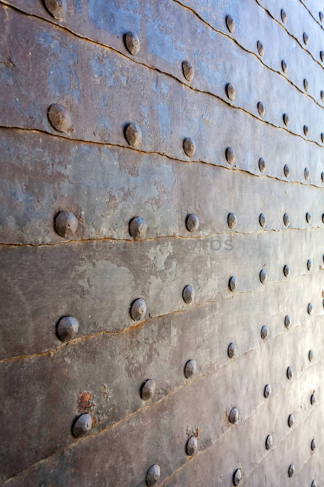 detail of medieval gate door at Belgrade fortress