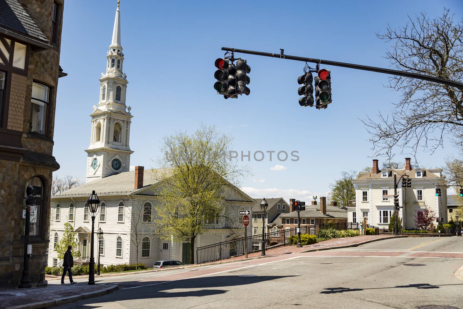 Providence, Rhode Island. Downtown Providence in New England region of the United States.