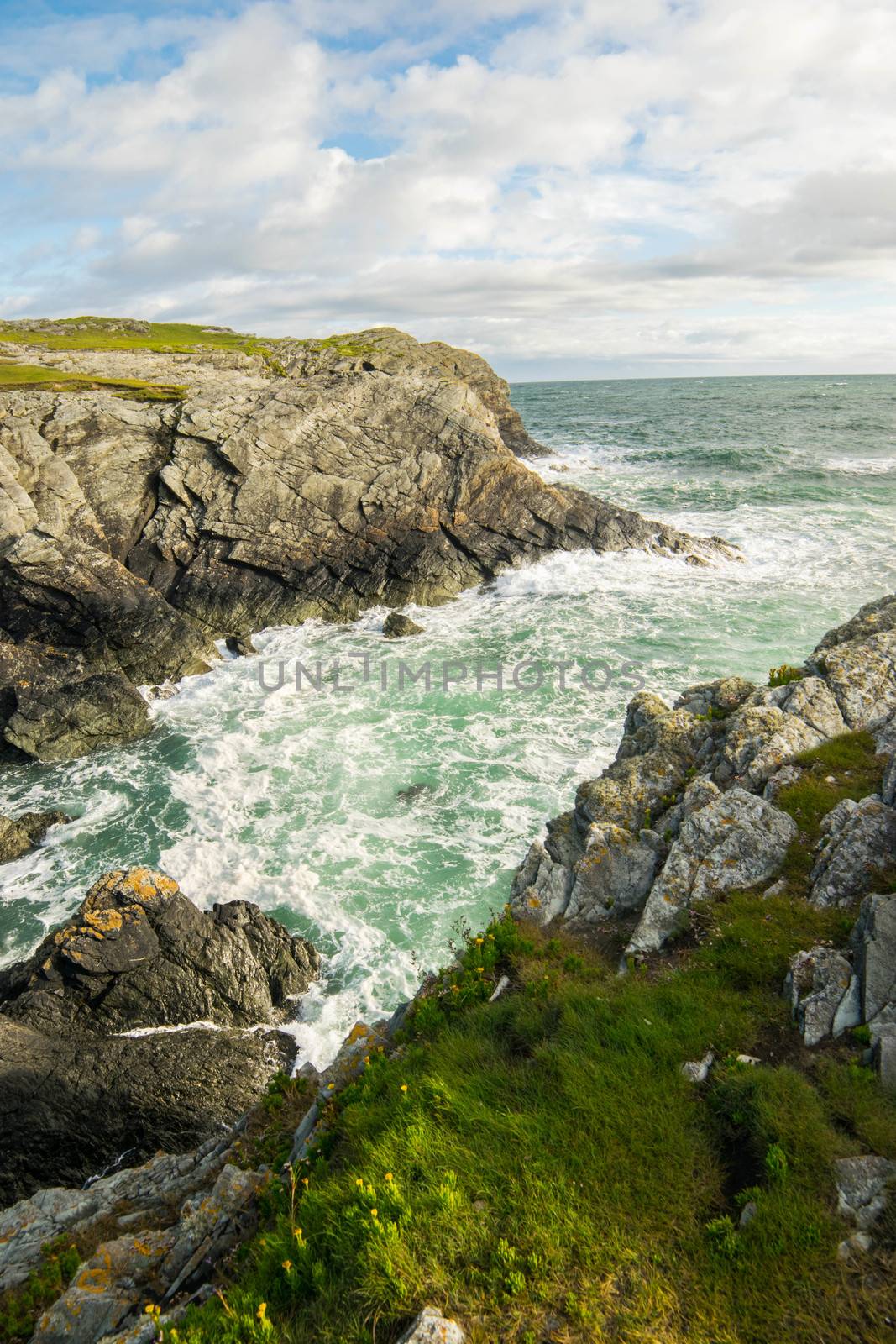 Porth Dfarch beach, one of north wales numerous coastline landmarks