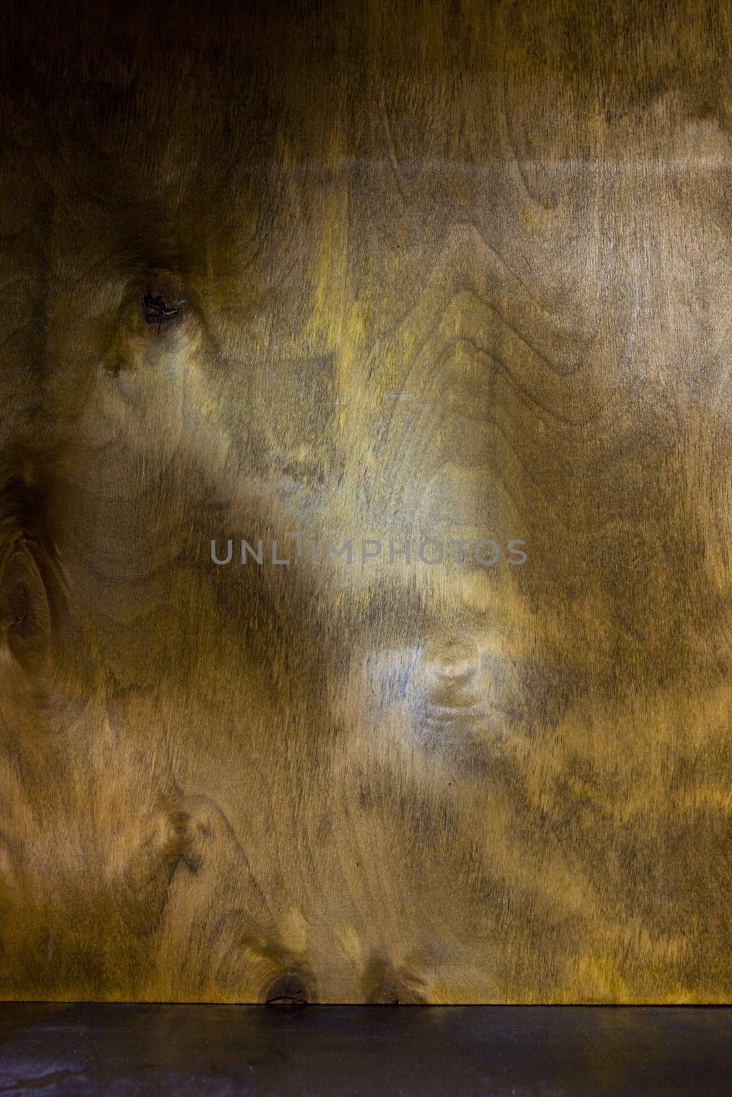 Brown washed wood texture with light reflections