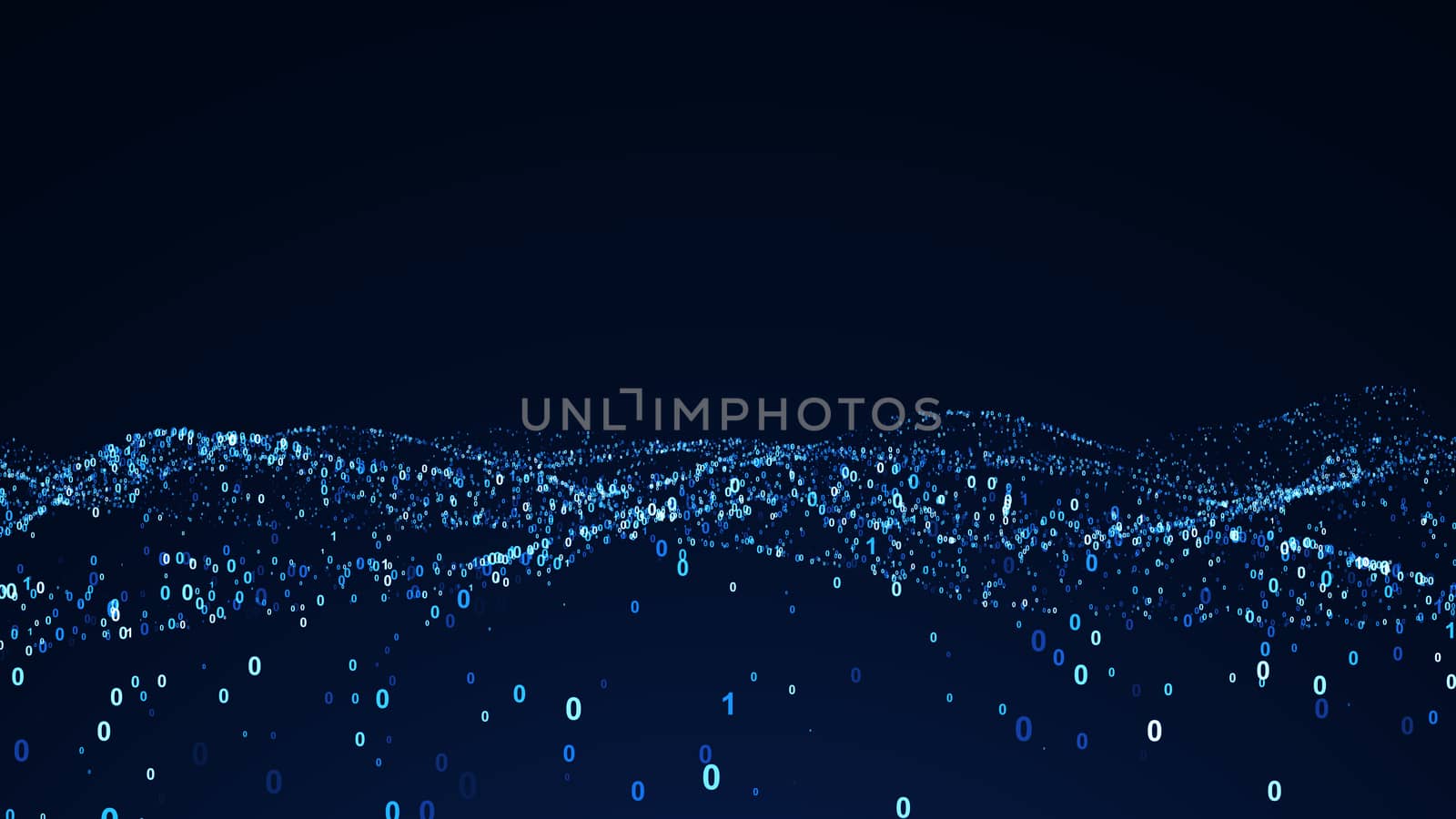 Abstract background with numbers. Digital backdrop by nolimit046