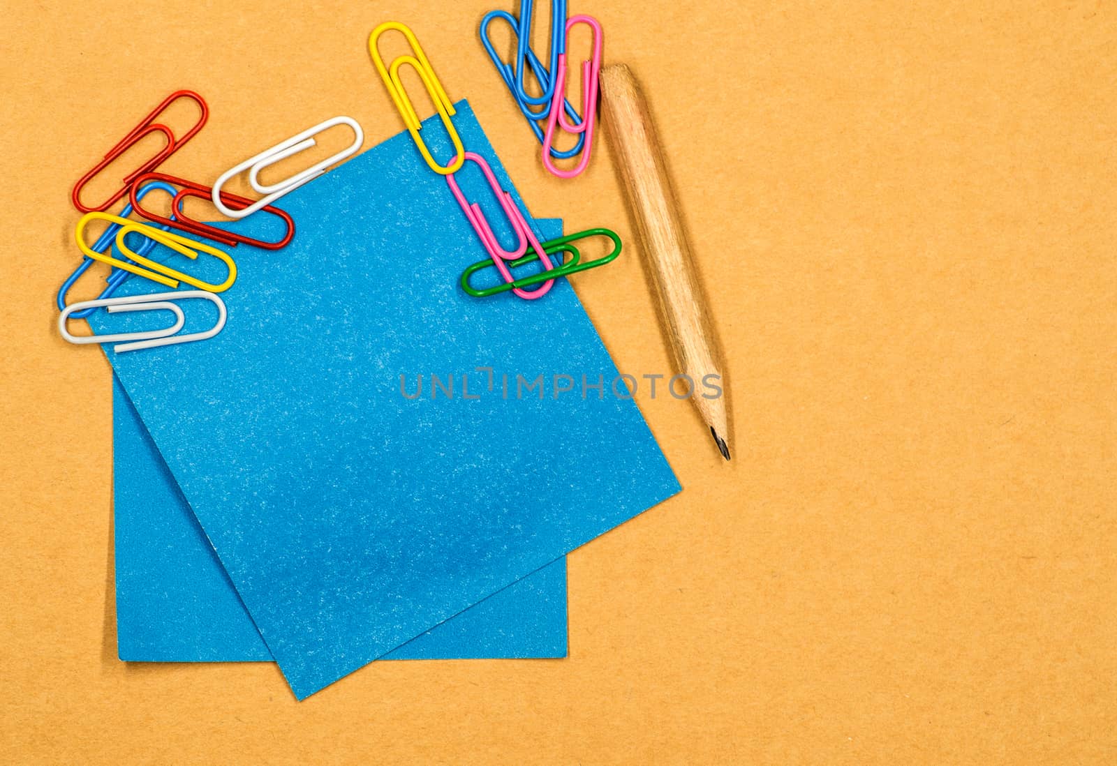 back to school concept. various stationary on white background