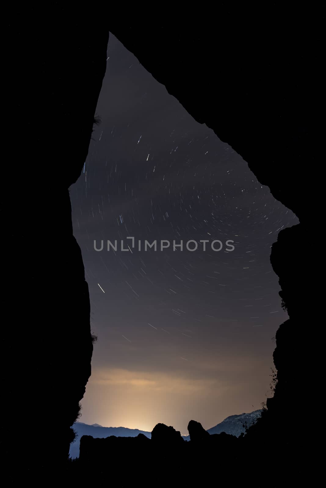 stars of the sky view from the cave by crazymedia007