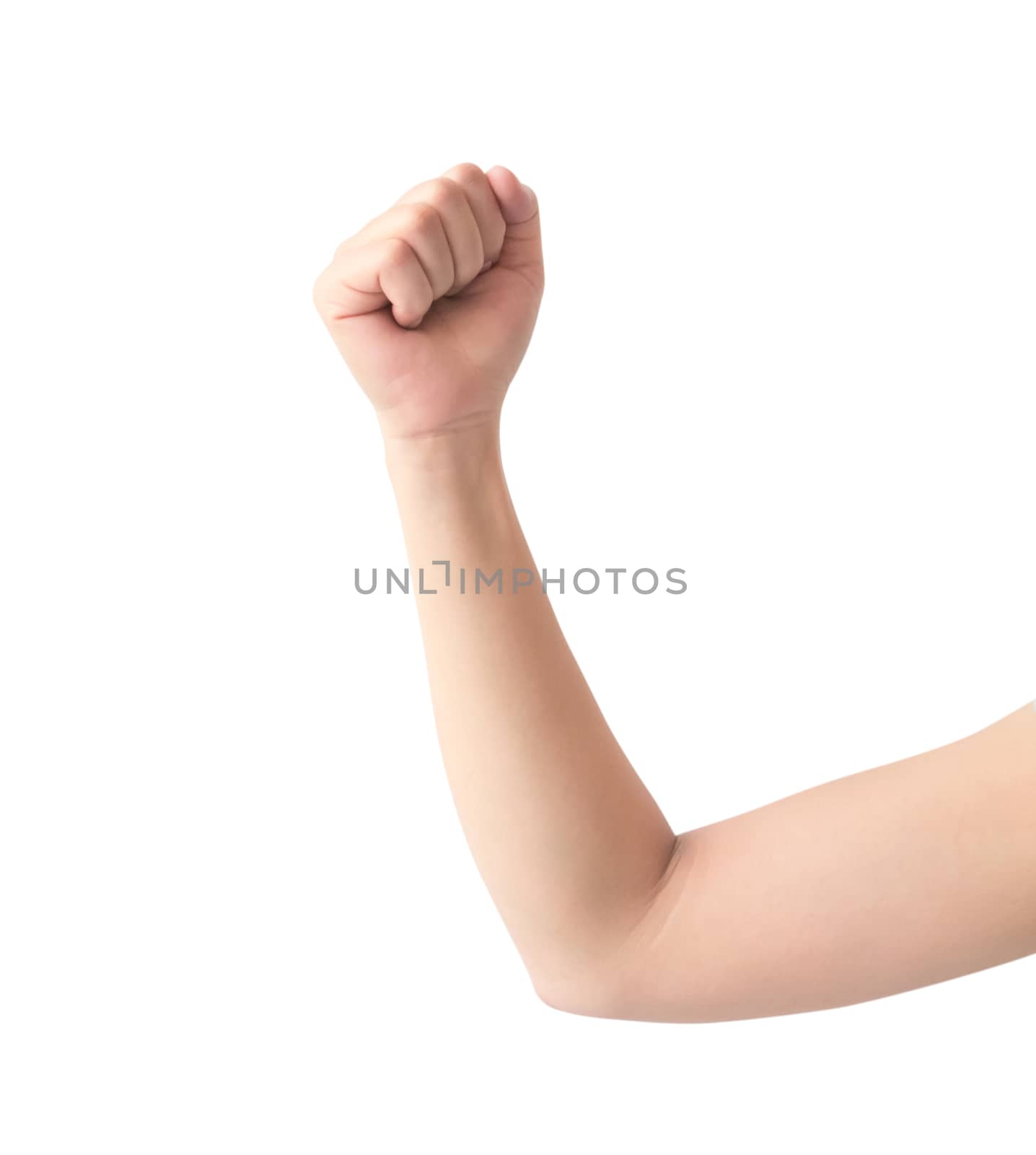 Woman arm on white background, health care and medical concept by pt.pongsak@gmail.com