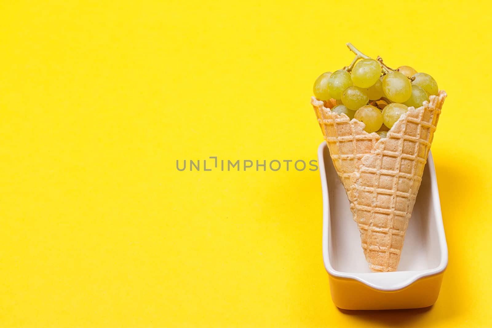 Grapes in the ice waffle by victosha