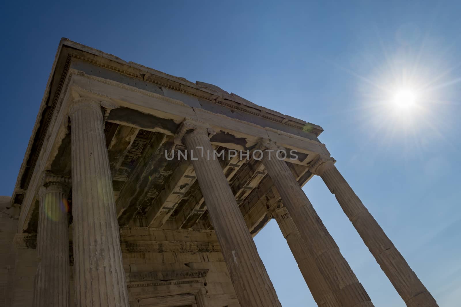 erechtheum temple in acropolis