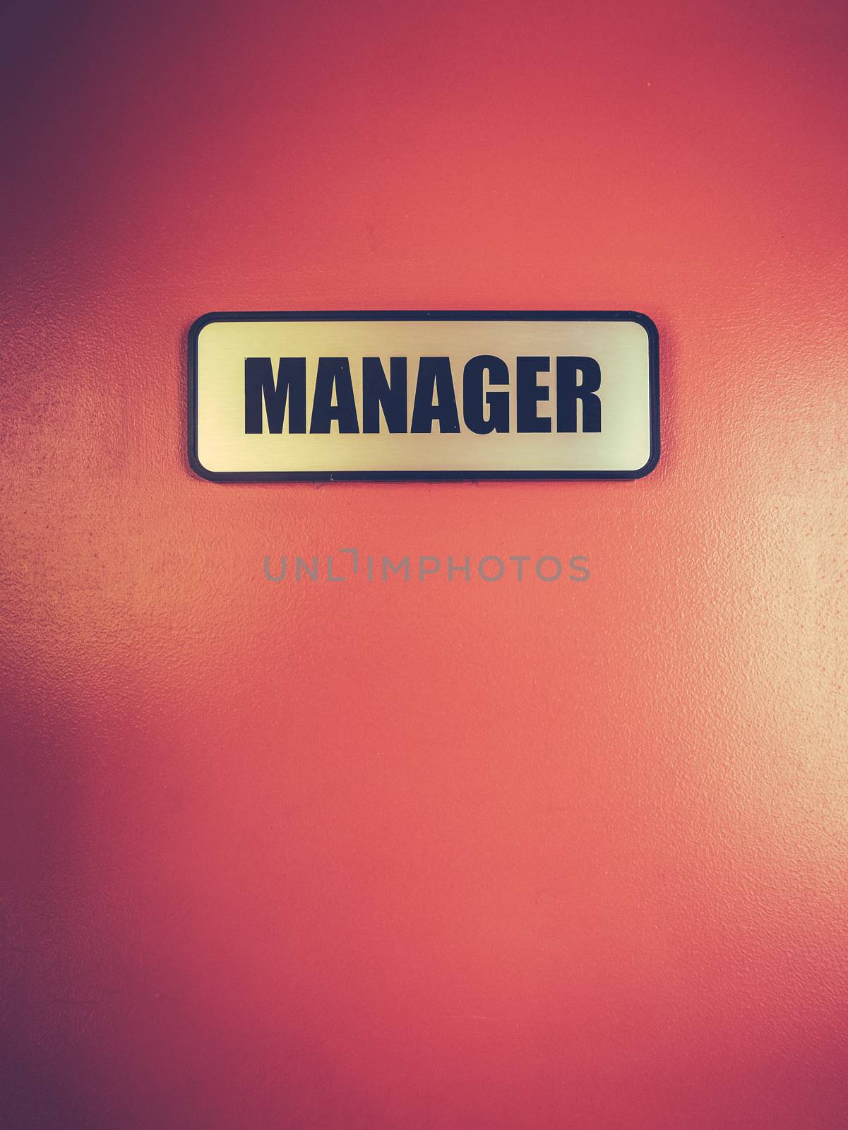 Manager Door Sign by mrdoomits